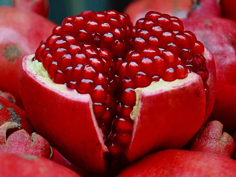 pomegranate le haghaidh potency